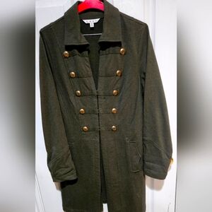 Nwot olive cabi Sgt pepper coat/jacket med
